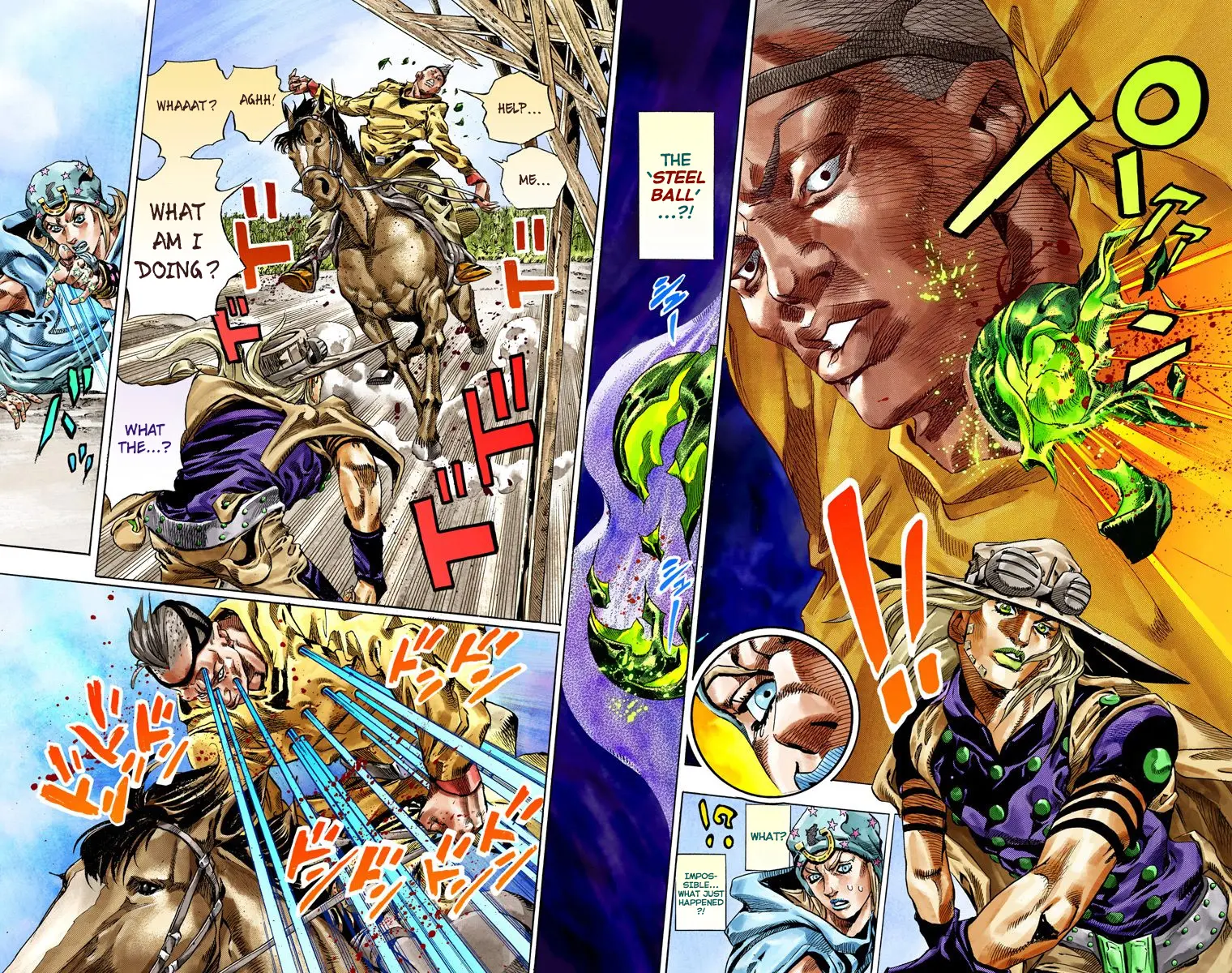 JoJo's Bizarre Adventure Steel Ball Run Colored Manga β Chapter 41 β Page 27