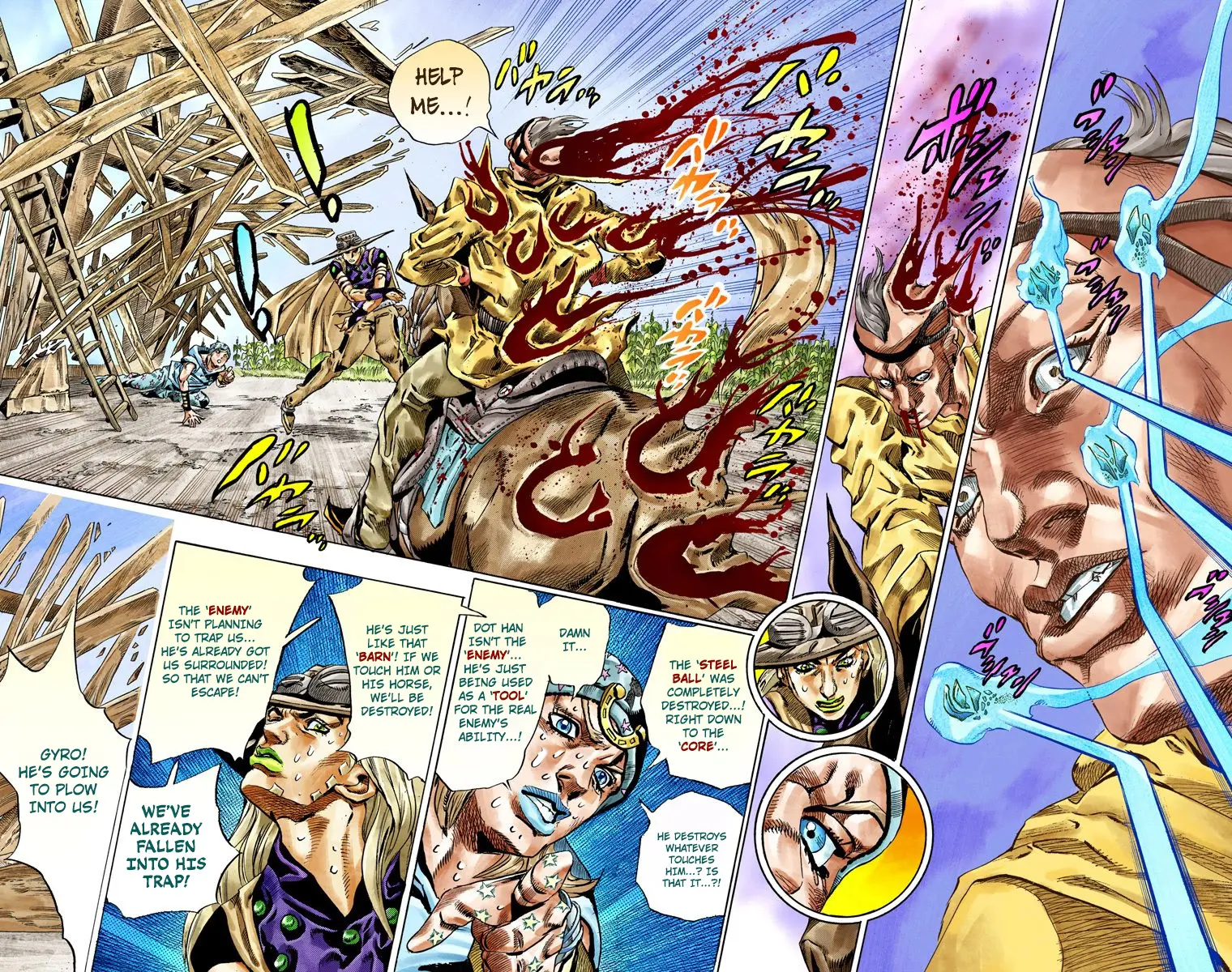 JoJo's Bizarre Adventure Steel Ball Run Colored Manga β Chapter 41 β Page 28
