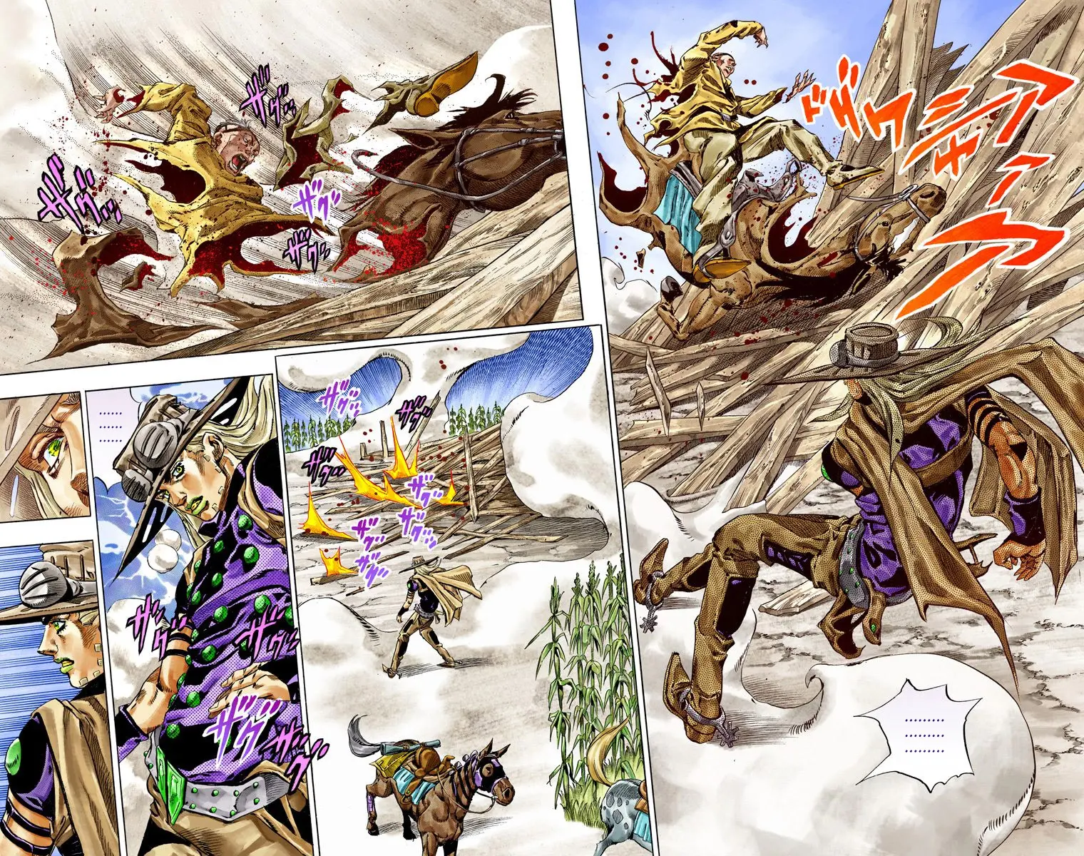 JoJo's Bizarre Adventure Steel Ball Run Colored Manga β Chapter 41 β Page 32