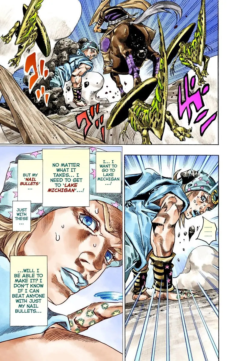 JoJo's Bizarre Adventure Steel Ball Run Colored Manga β Chapter 41 β Page 35