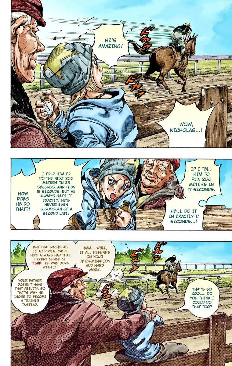 JoJo's Bizarre Adventure Steel Ball Run Colored Manga β Chapter 42 β Page 12