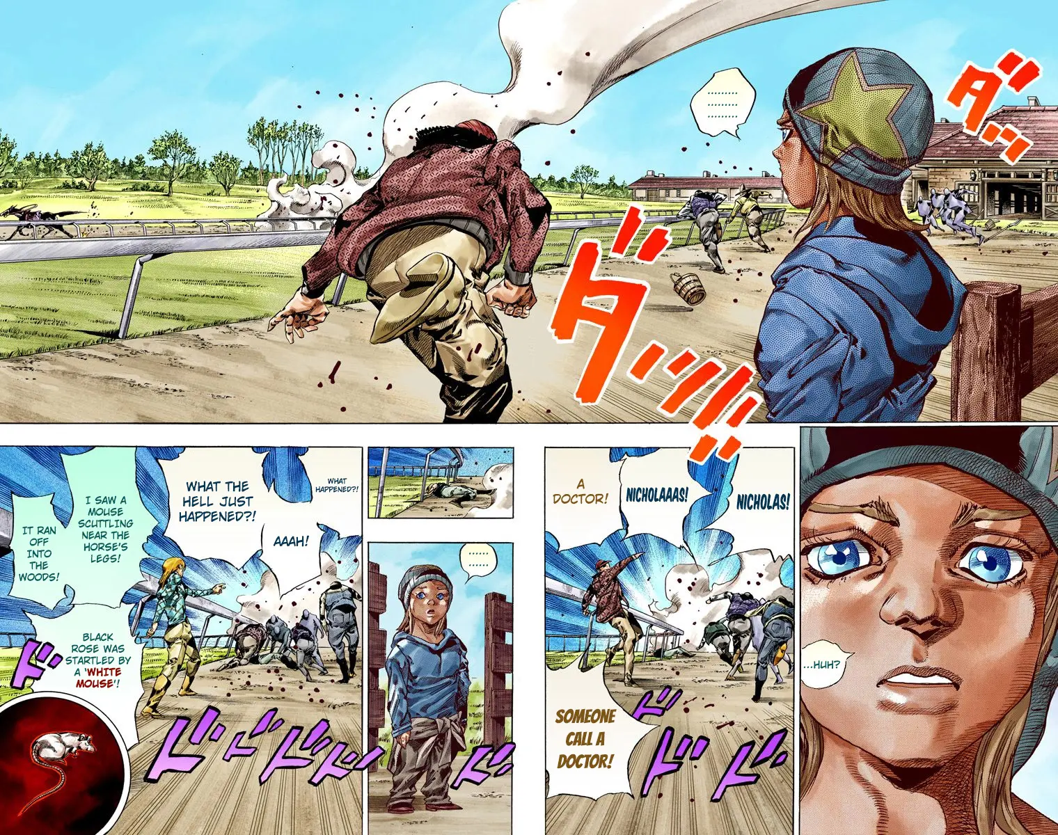 JoJo's Bizarre Adventure Steel Ball Run Colored Manga β Chapter 42 β Page 16