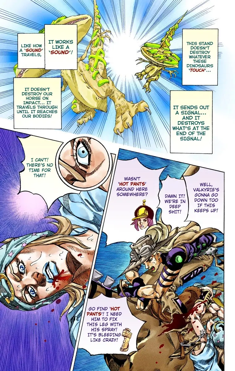 JoJo's Bizarre Adventure Steel Ball Run Colored Manga β Chapter 42 β Page 34