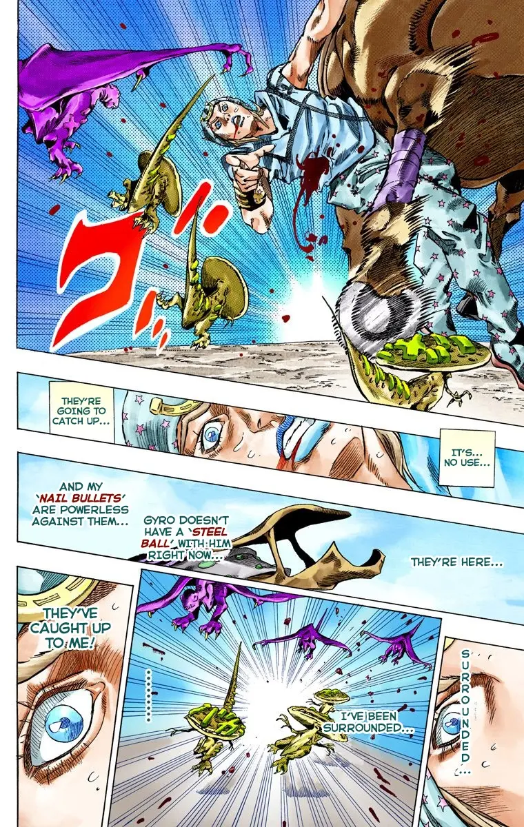 JoJo's Bizarre Adventure Steel Ball Run Colored Manga β Chapter 42 β Page 36