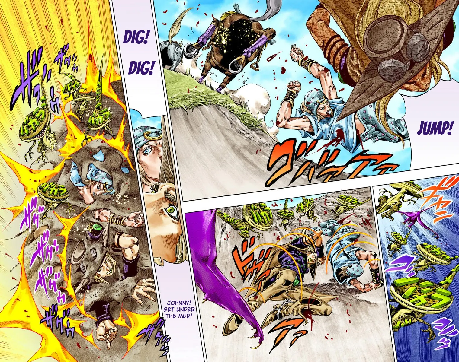 JoJo's Bizarre Adventure Steel Ball Run Colored Manga β Chapter 42 β Page 38