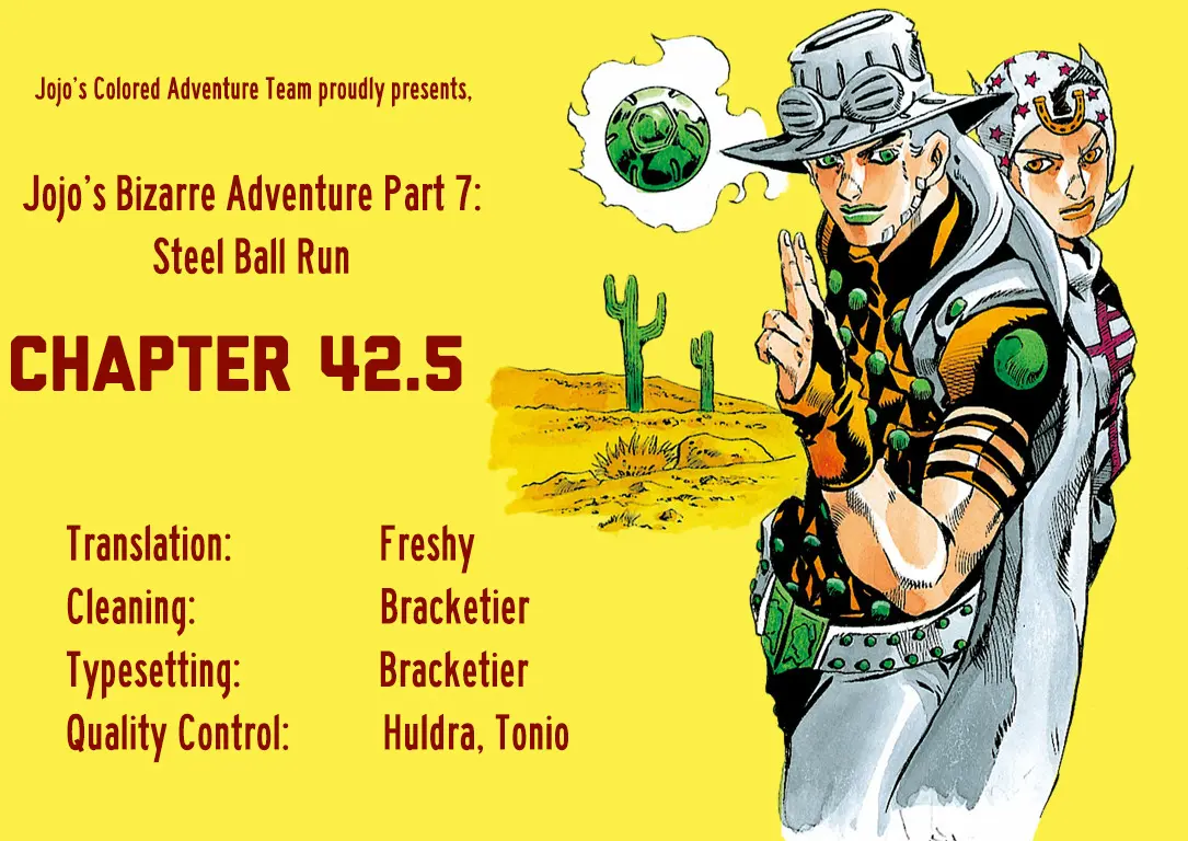 JoJo's Bizarre Adventure Steel Ball Run Colored Manga — Chapter 42.5 — Page 17