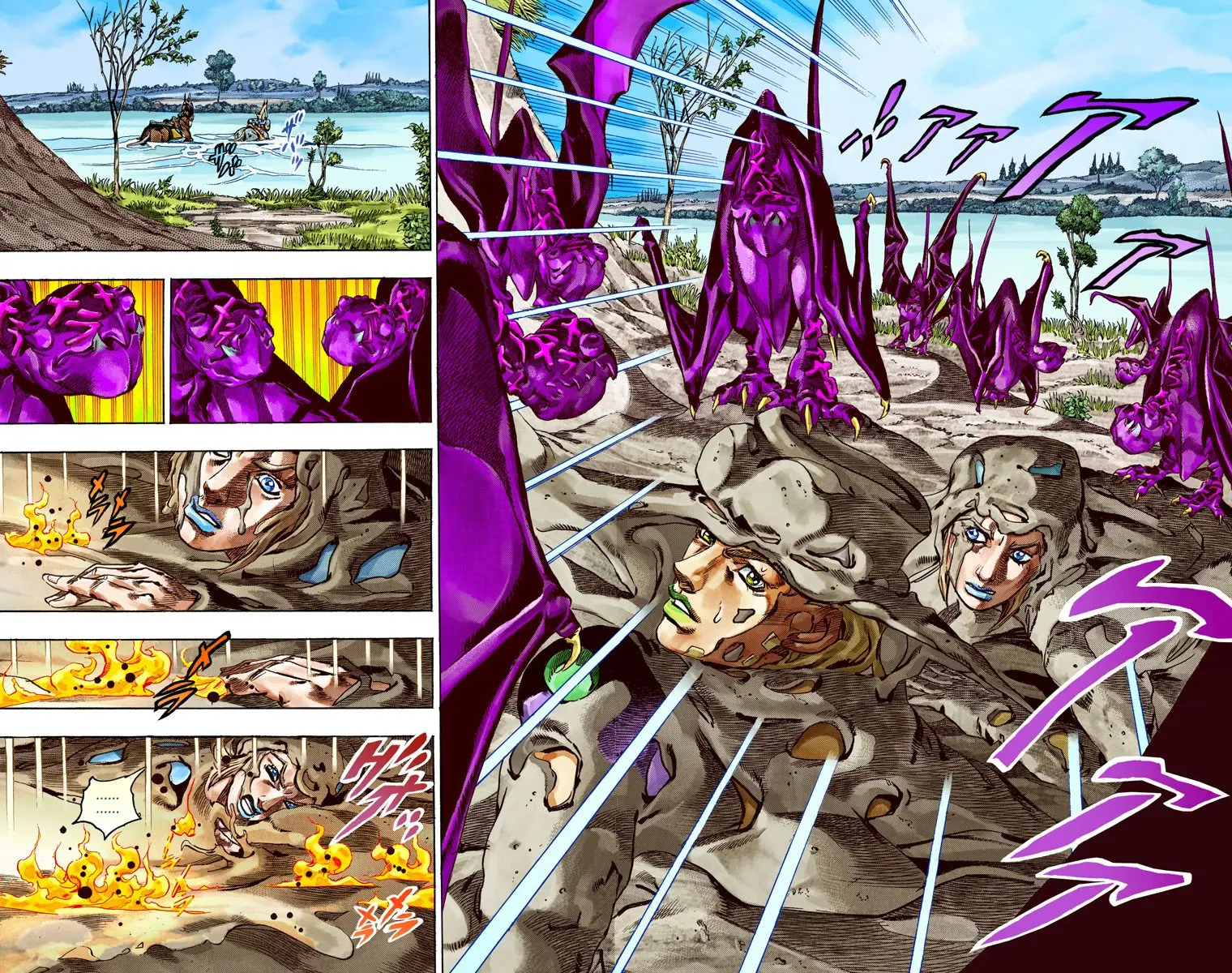 JoJo's Bizarre Adventure Steel Ball Run Colored Manga β Chapter 43 β Page 4