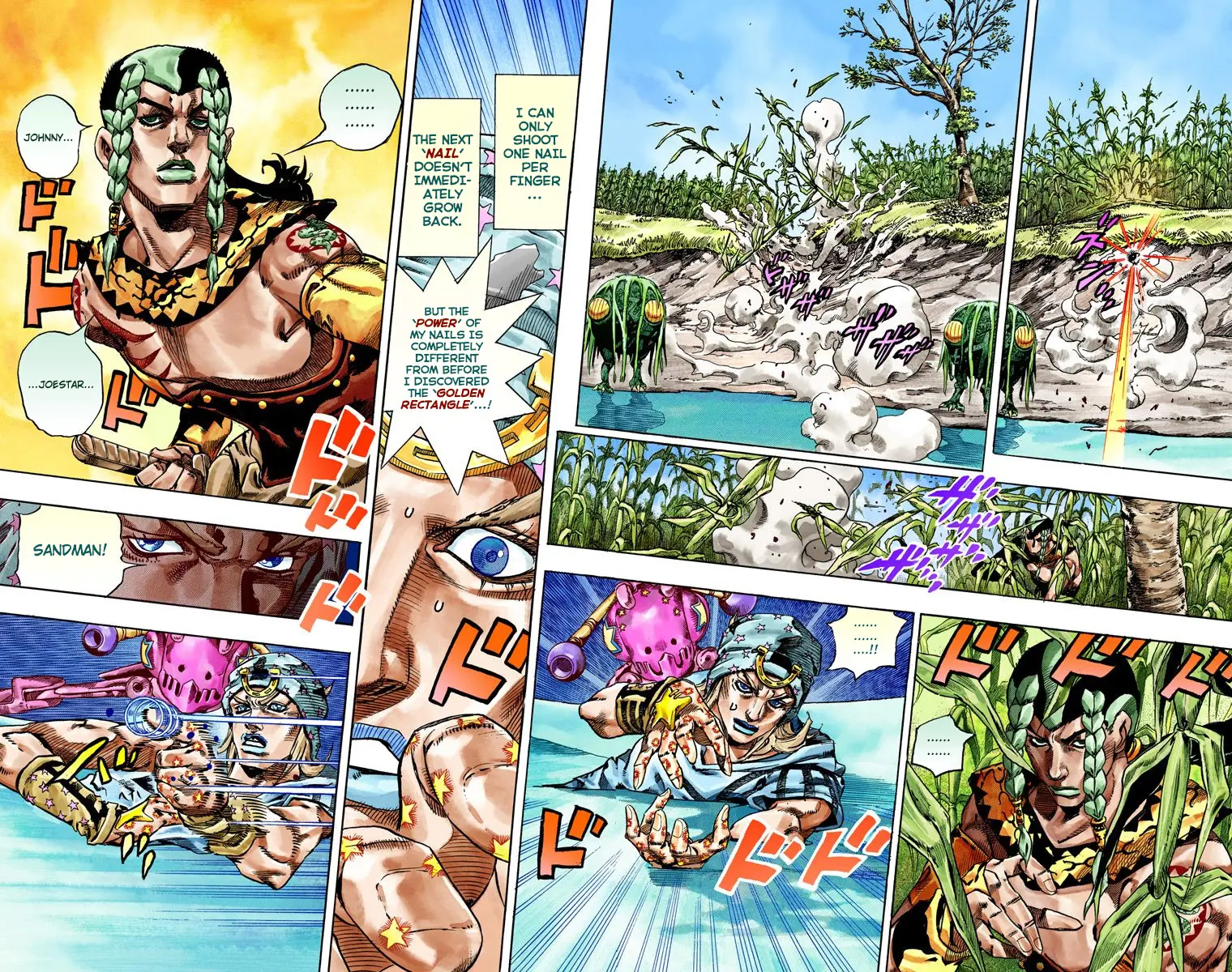 JoJo's Bizarre Adventure Steel Ball Run Colored Manga β Chapter 44 β Page 7