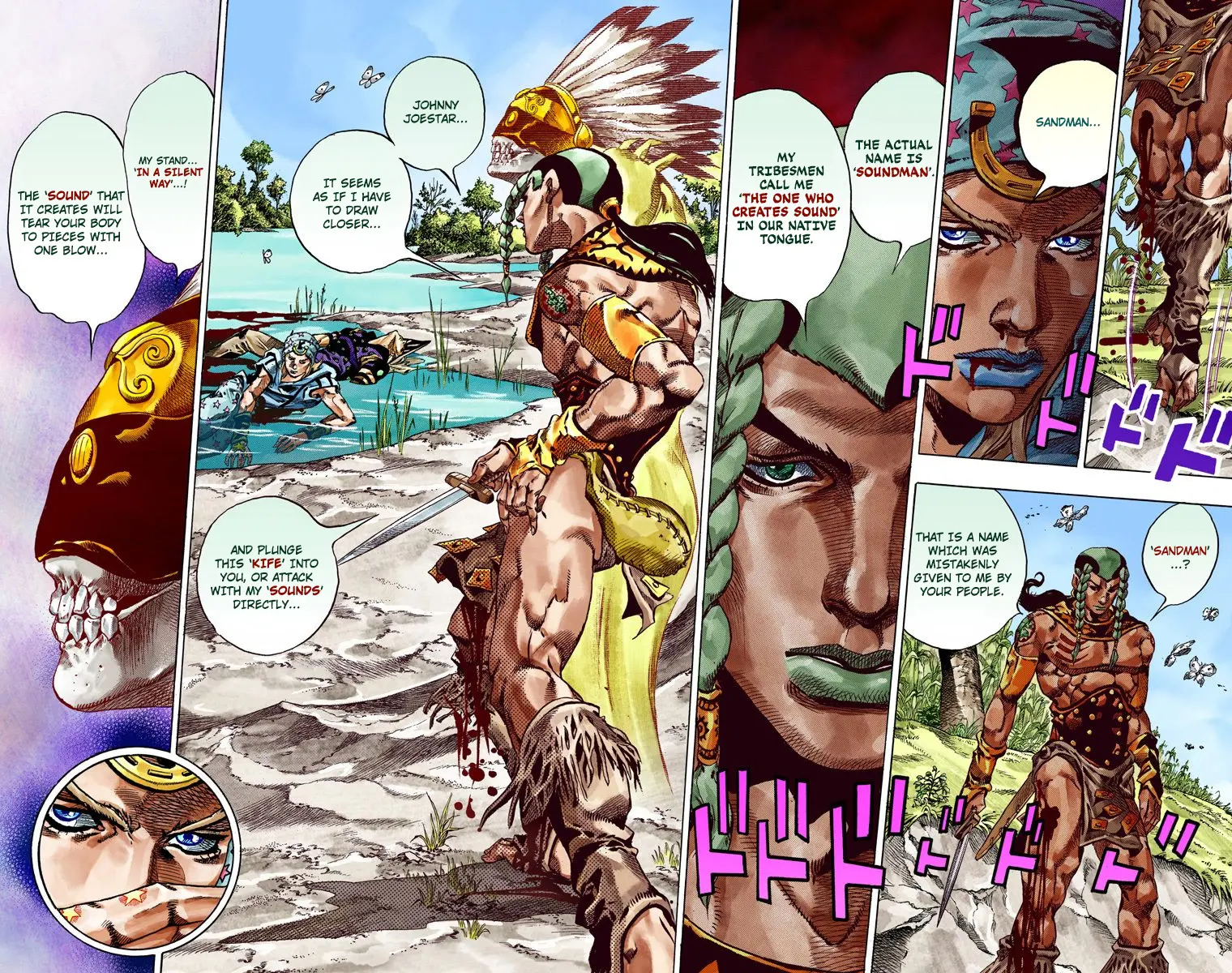JoJo's Bizarre Adventure Steel Ball Run Colored Manga β Chapter 44 β Page 23