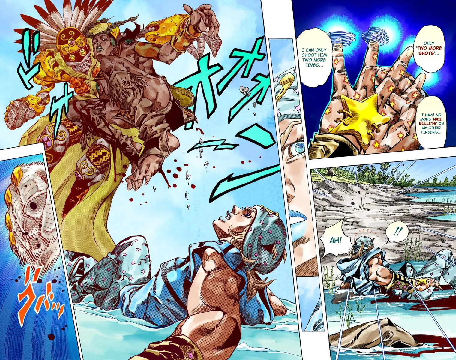 JoJo's Bizarre Adventure Steel Ball Run Colored Manga β Chapter 44 β Page 24