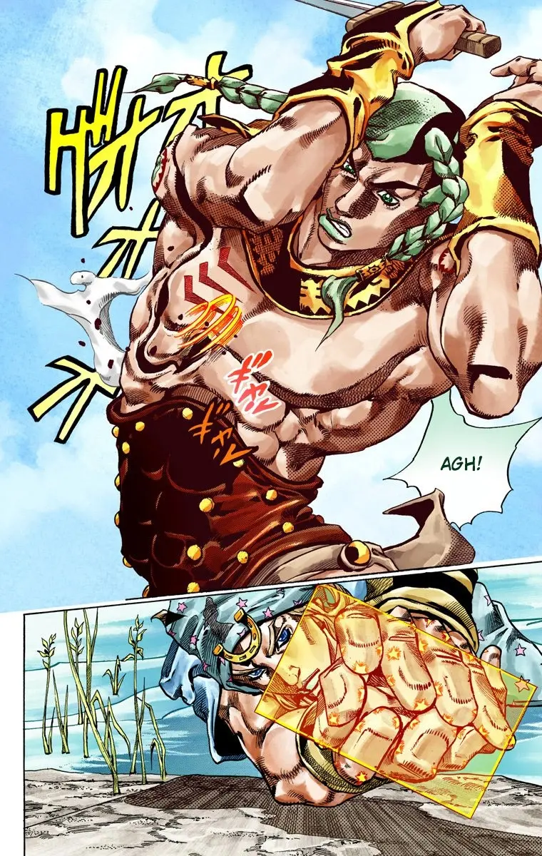 JoJo's Bizarre Adventure Steel Ball Run Colored Manga β Chapter 44 β Page 33