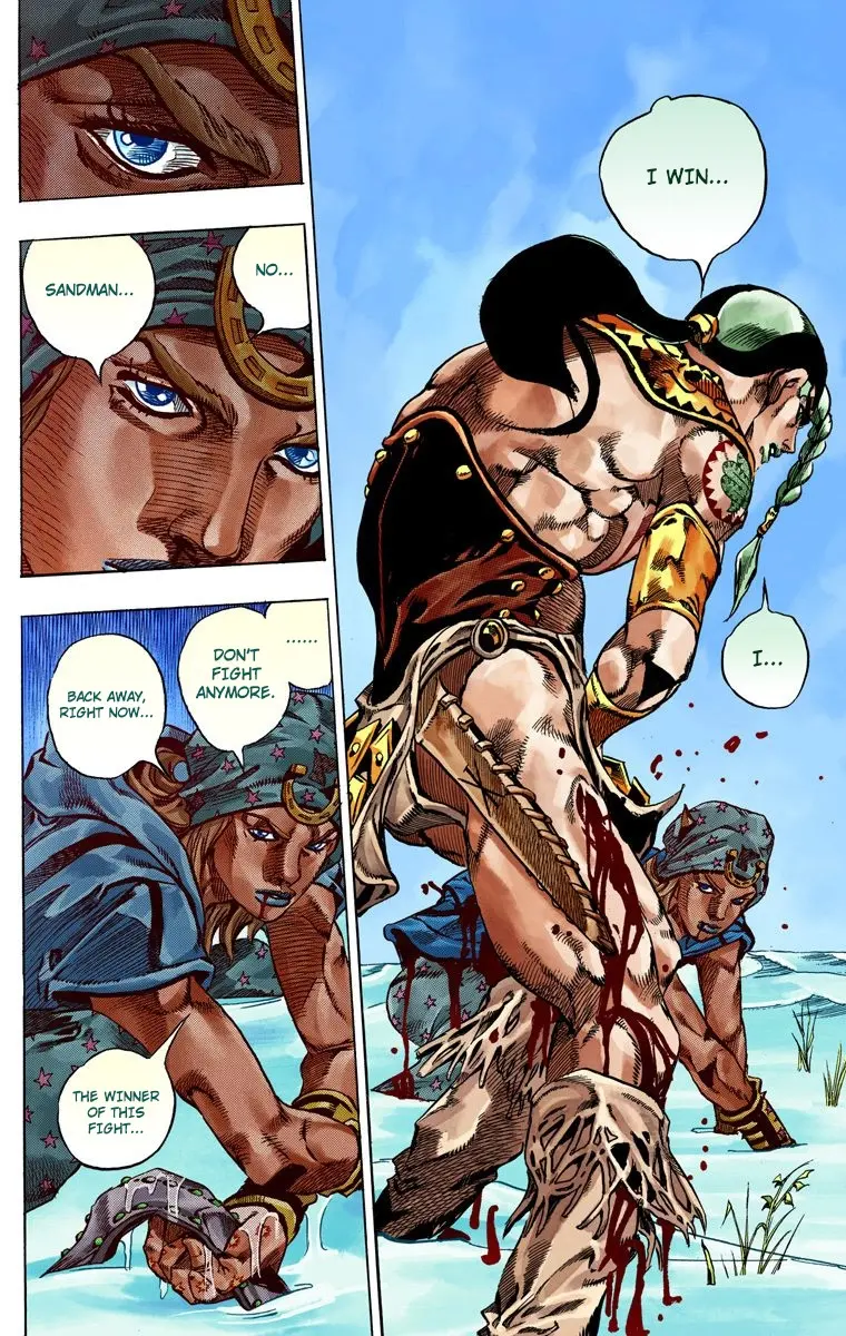 JoJo's Bizarre Adventure Steel Ball Run Colored Manga β Chapter 44 β Page 37