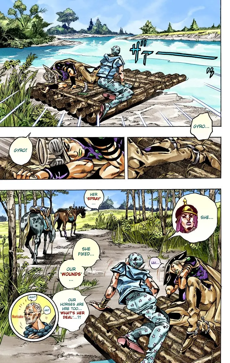 JoJo's Bizarre Adventure Steel Ball Run Colored Manga β Chapter 44 β Page 50