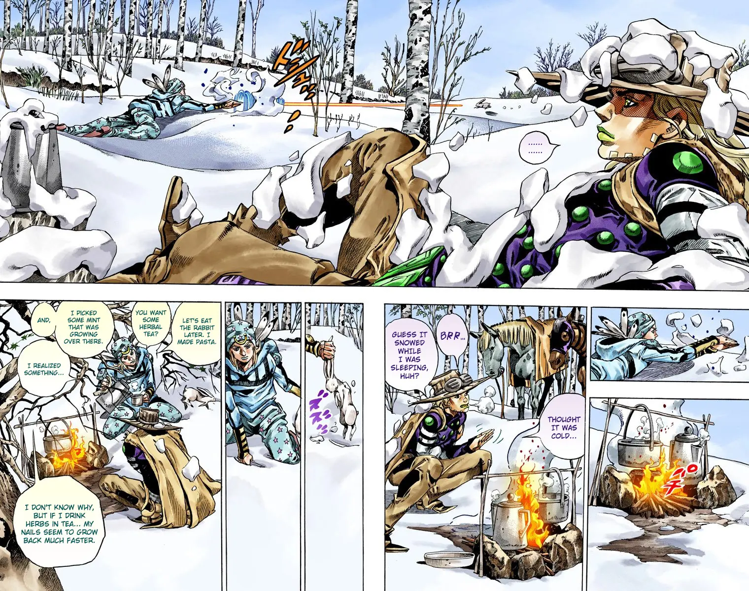 JoJo's Bizarre Adventure Steel Ball Run Colored Manga β Chapter 45 β Page 9