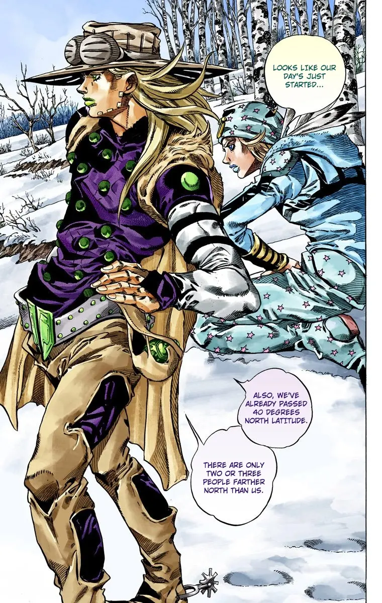 JoJo's Bizarre Adventure Steel Ball Run Colored Manga β Chapter 45 β Page 11