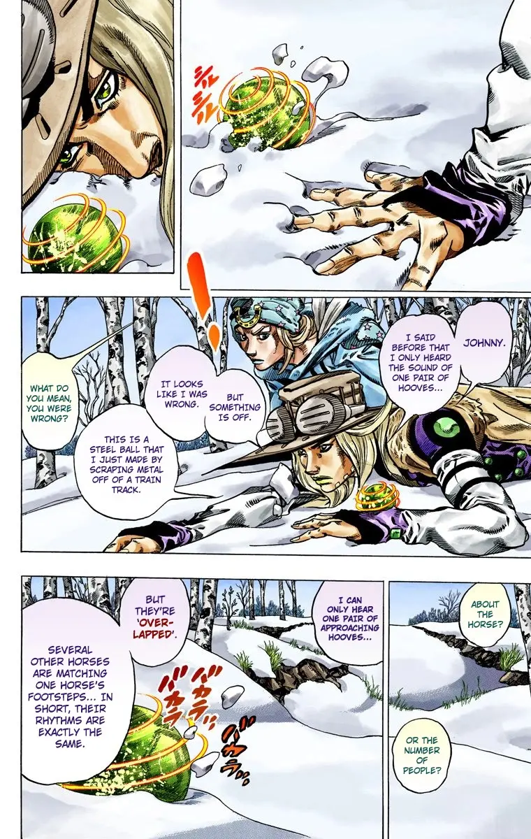 JoJo's Bizarre Adventure Steel Ball Run Colored Manga β Chapter 45 β Page 17