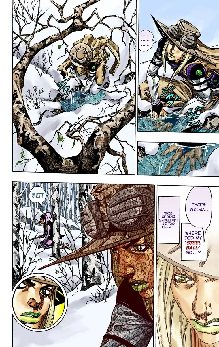JoJo's Bizarre Adventure Steel Ball Run Colored Manga β Chapter 45 β Page 20