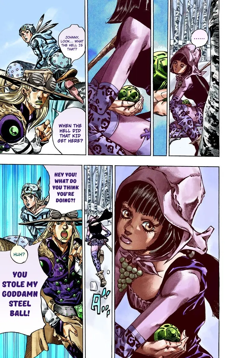 JoJo's Bizarre Adventure Steel Ball Run Colored Manga β Chapter 45 β Page 21