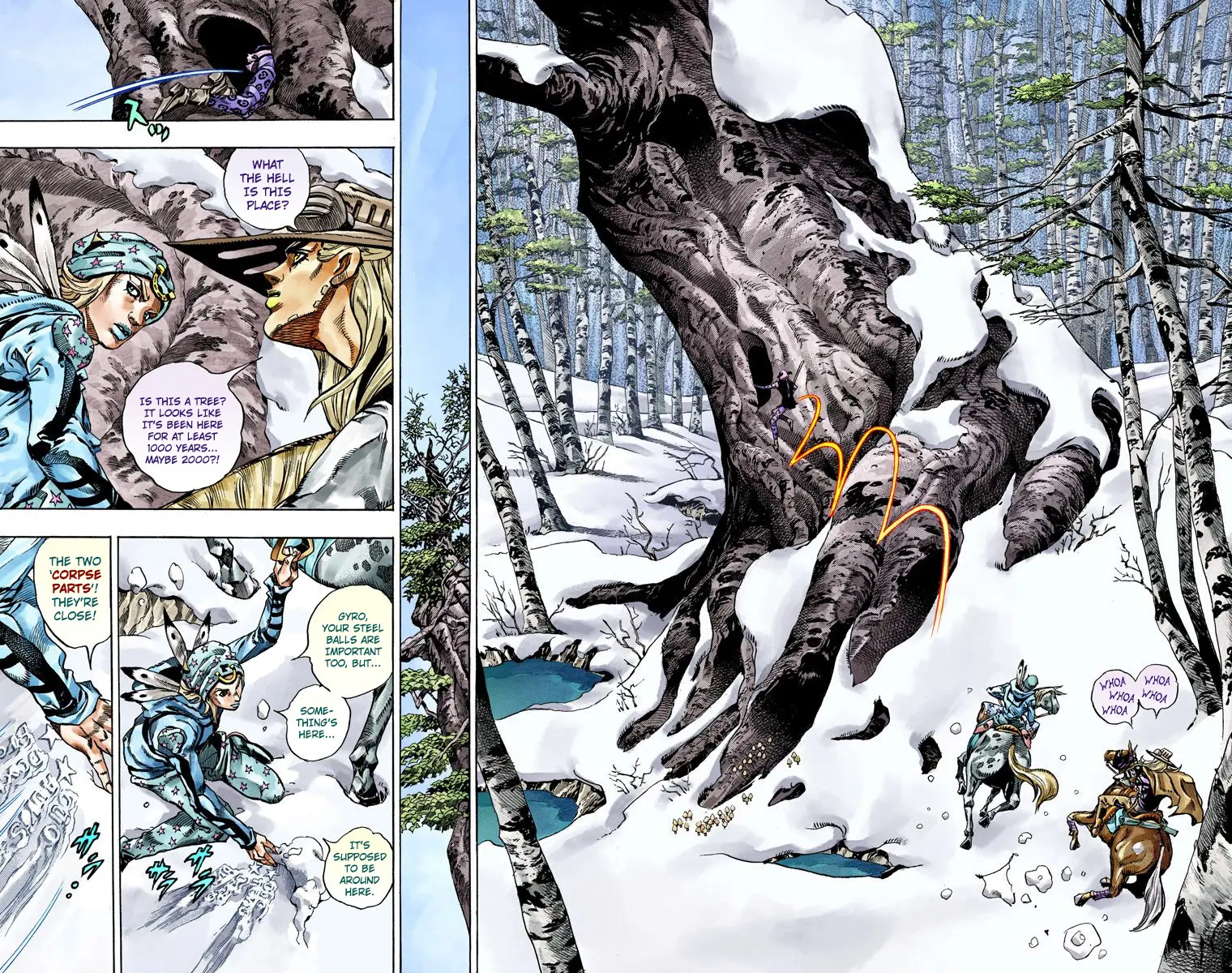 JoJo's Bizarre Adventure Steel Ball Run Colored Manga β Chapter 45 β Page 24