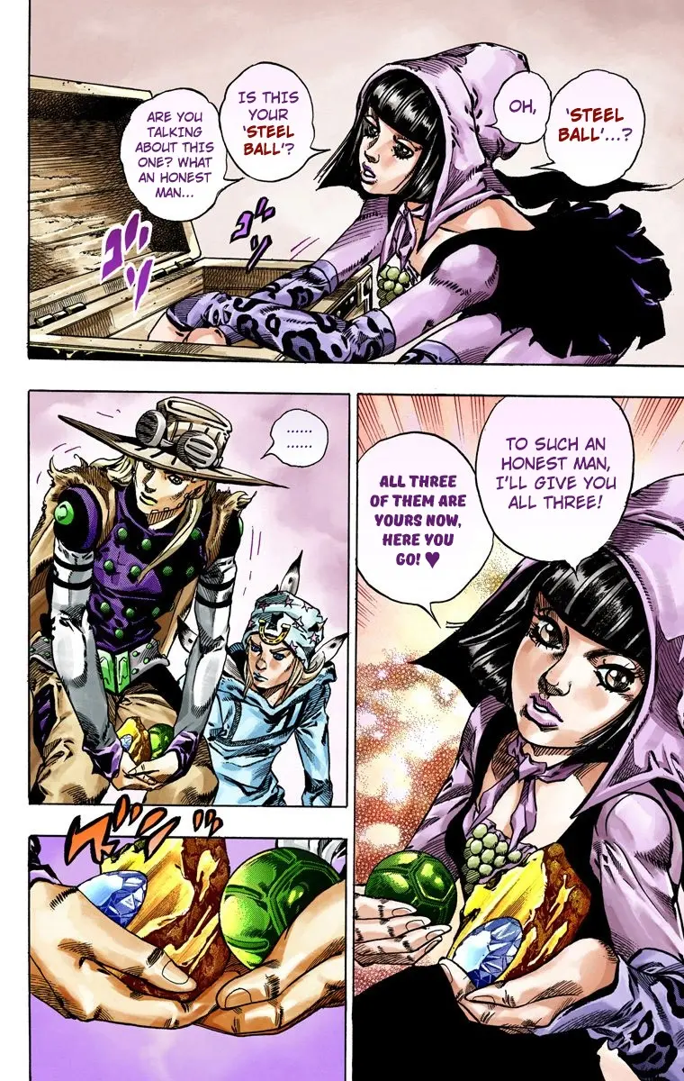 JoJo's Bizarre Adventure Steel Ball Run Colored Manga β Chapter 45 β Page 33
