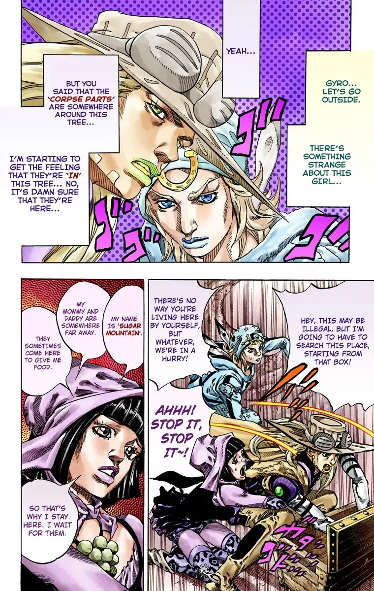 JoJo's Bizarre Adventure Steel Ball Run Colored Manga β Chapter 45 β Page 37