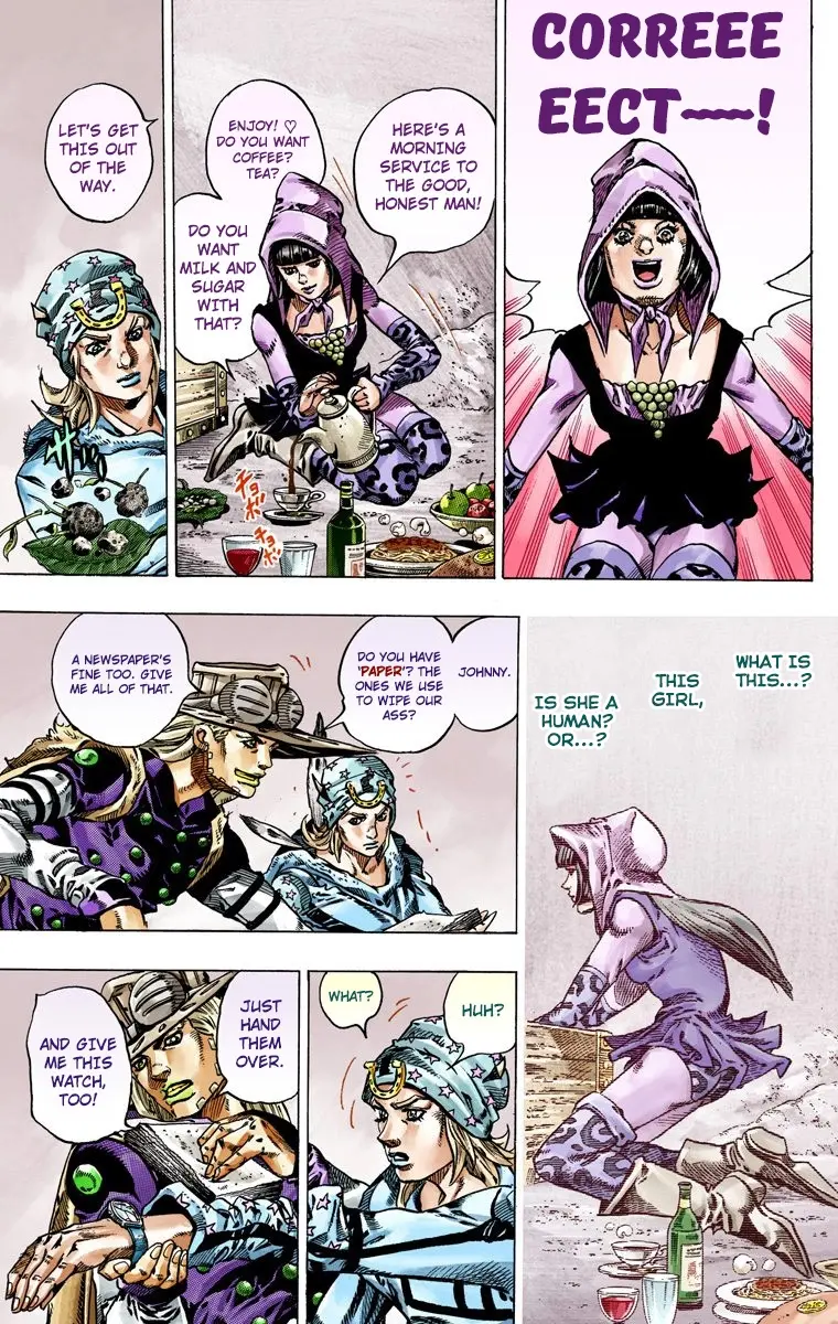 JoJo's Bizarre Adventure Steel Ball Run Colored Manga β Chapter 45 β Page 44