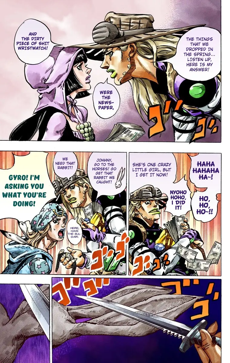 JoJo's Bizarre Adventure Steel Ball Run Colored Manga β Chapter 45 β Page 46