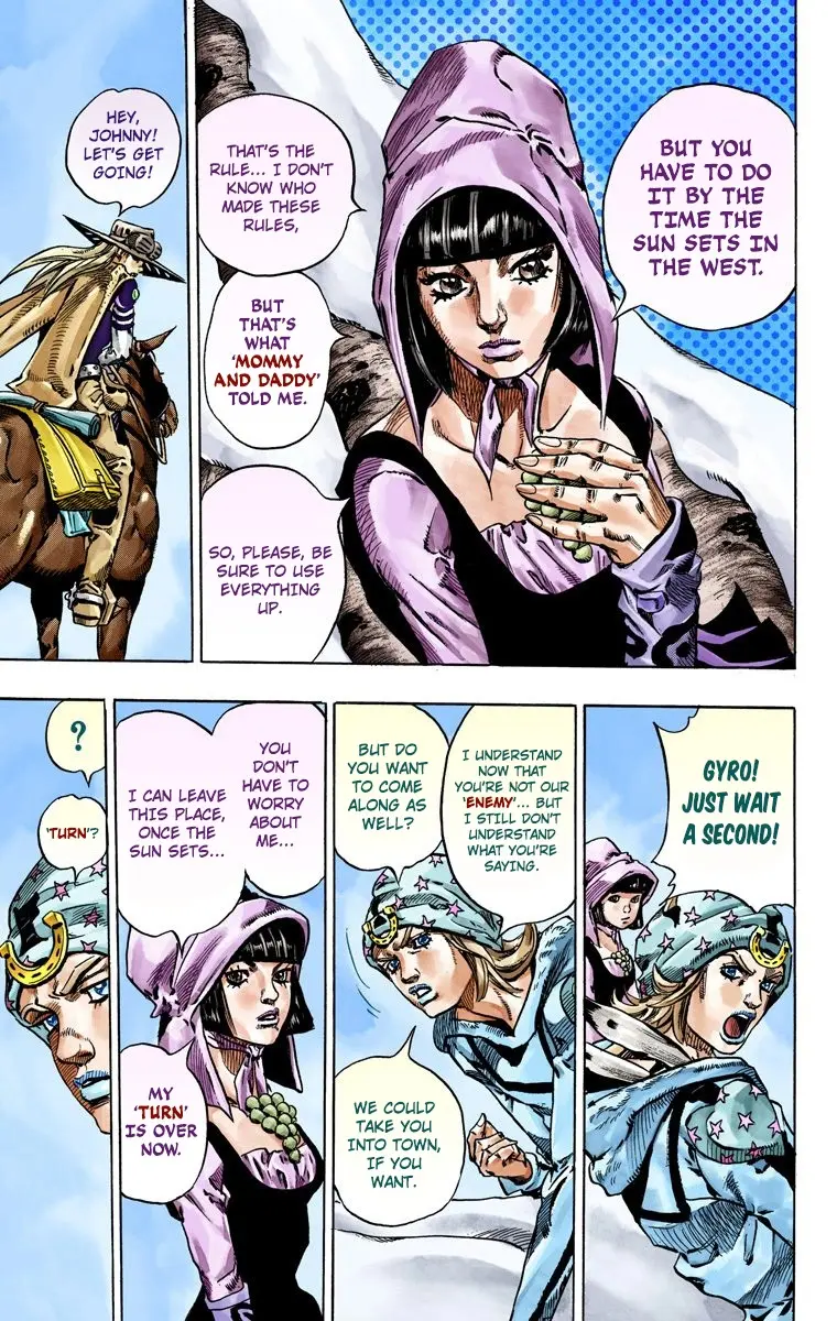 JoJo's Bizarre Adventure Steel Ball Run Colored Manga β Chapter 45 β Page 54