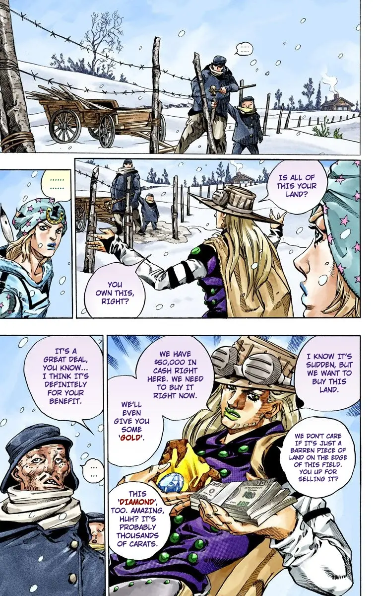 JoJo's Bizarre Adventure Steel Ball Run Colored Manga β Chapter 46 β Page 6