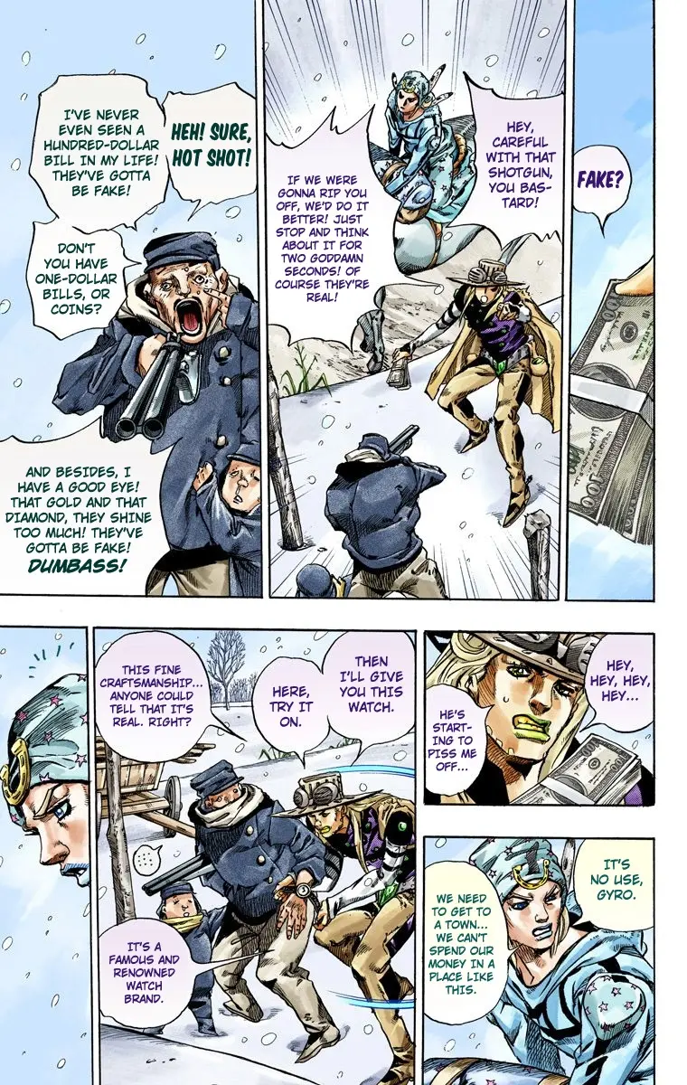 JoJo's Bizarre Adventure Steel Ball Run Colored Manga β Chapter 46 β Page 8