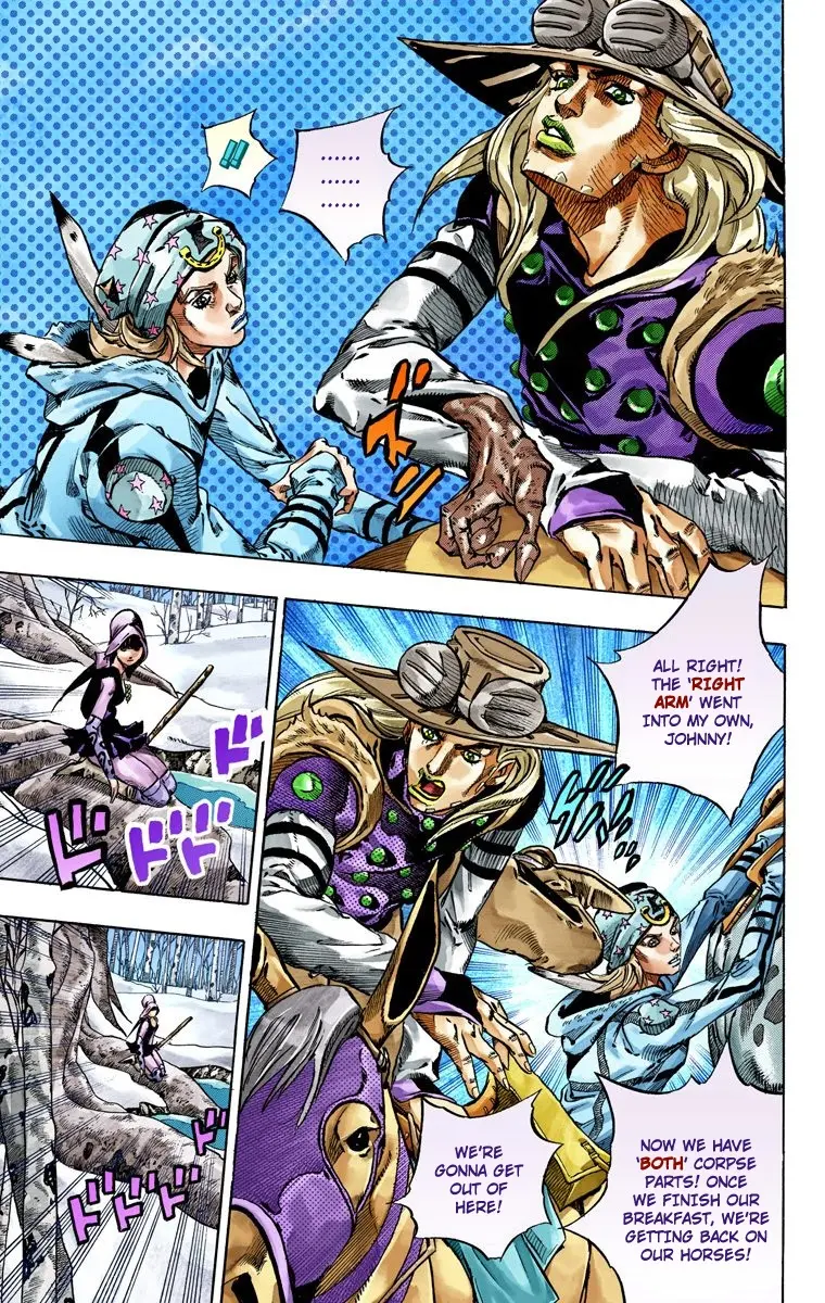 JoJo's Bizarre Adventure Steel Ball Run Colored Manga β Chapter 46 β Page 14