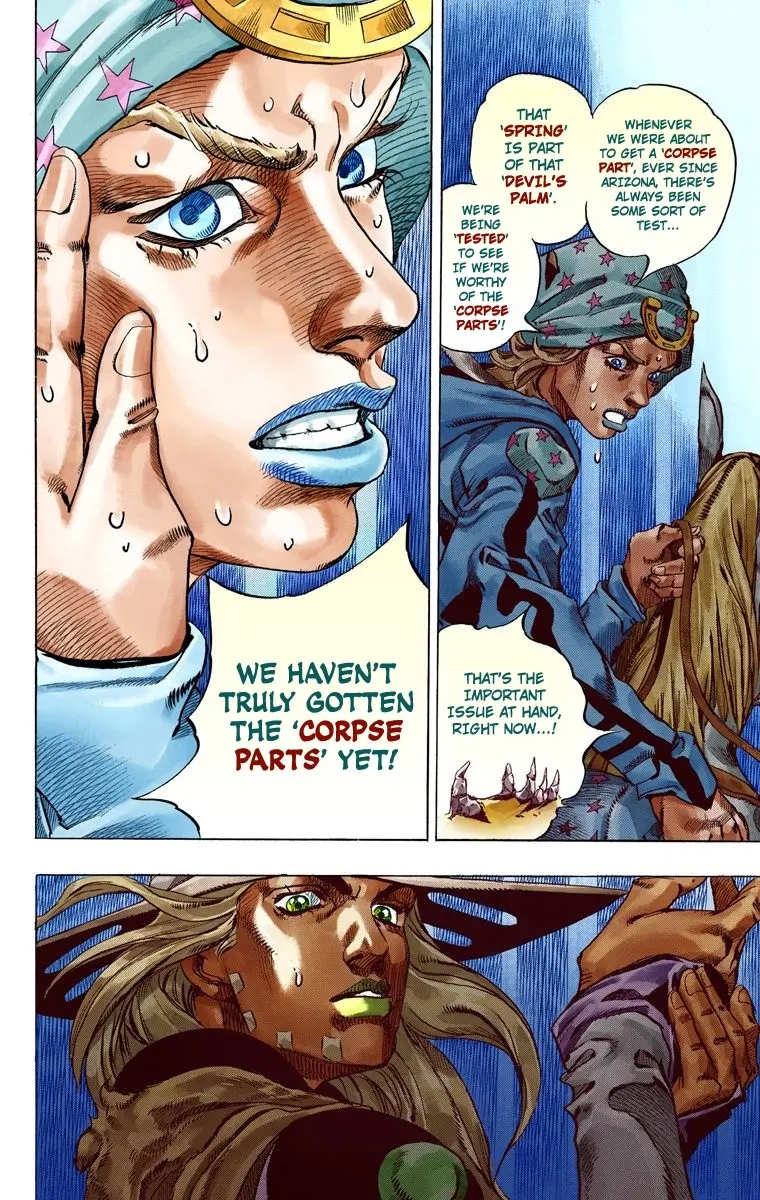 JoJo's Bizarre Adventure Steel Ball Run Colored Manga β Chapter 46 β Page 17