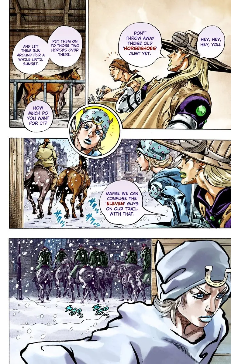 JoJo's Bizarre Adventure Steel Ball Run Colored Manga β Chapter 46 β Page 20