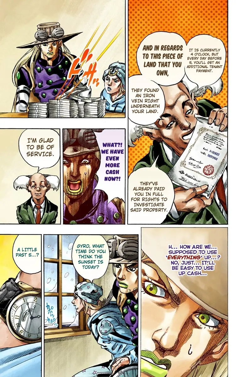 JoJo's Bizarre Adventure Steel Ball Run Colored Manga β Chapter 46 β Page 25