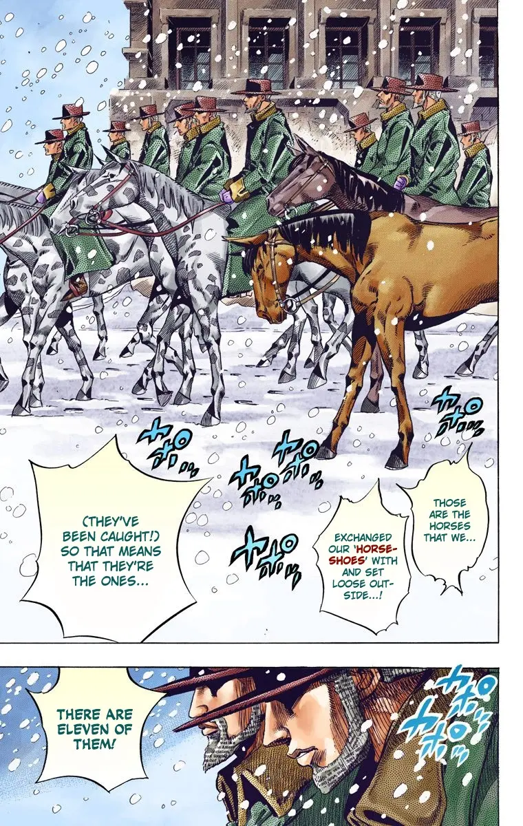 JoJo's Bizarre Adventure Steel Ball Run Colored Manga β Chapter 46 β Page 27