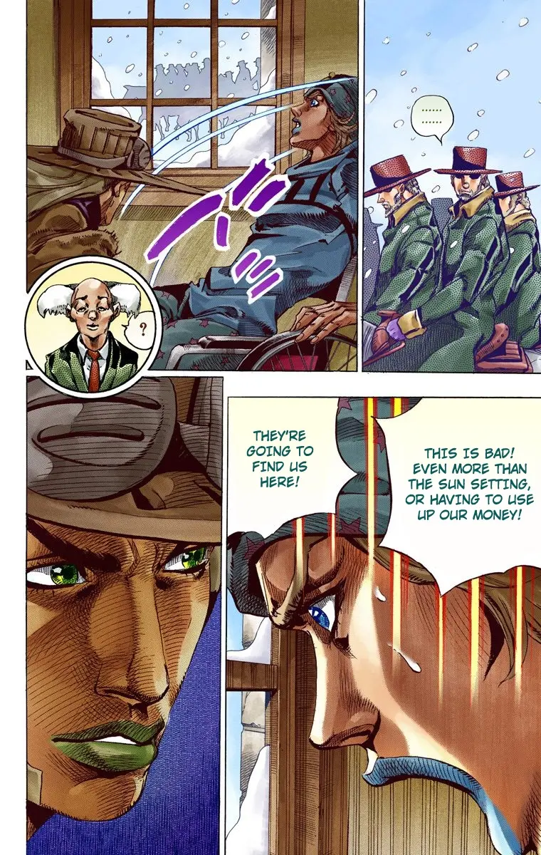 JoJo's Bizarre Adventure Steel Ball Run Colored Manga β Chapter 46 β Page 28