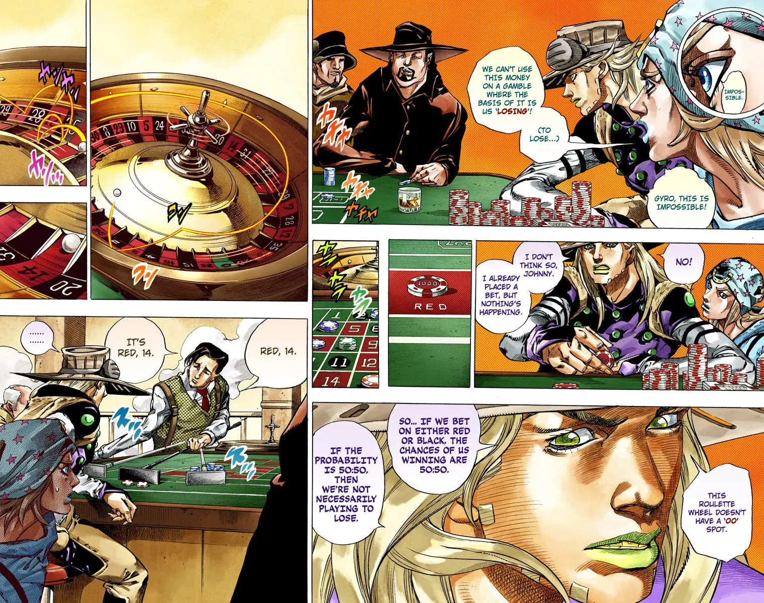 JoJo's Bizarre Adventure Steel Ball Run Colored Manga β Chapter 46 β Page 32