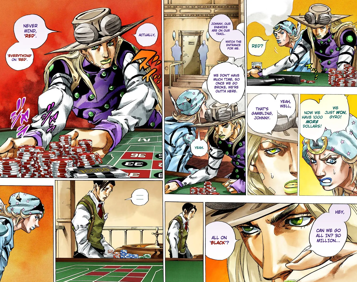 JoJo's Bizarre Adventure Steel Ball Run Colored Manga β Chapter 46 β Page 33