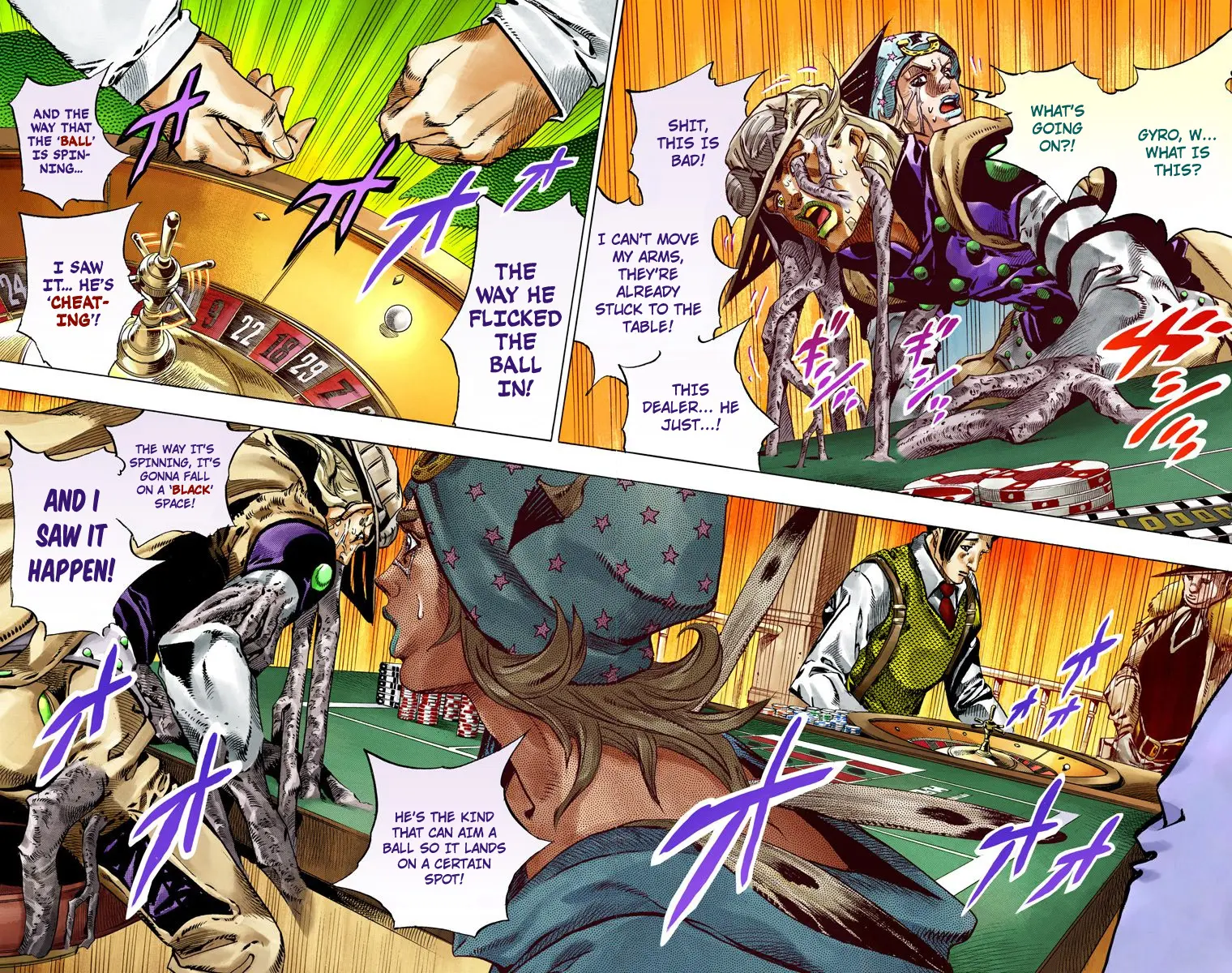 JoJo's Bizarre Adventure Steel Ball Run Colored Manga β Chapter 46 β Page 38