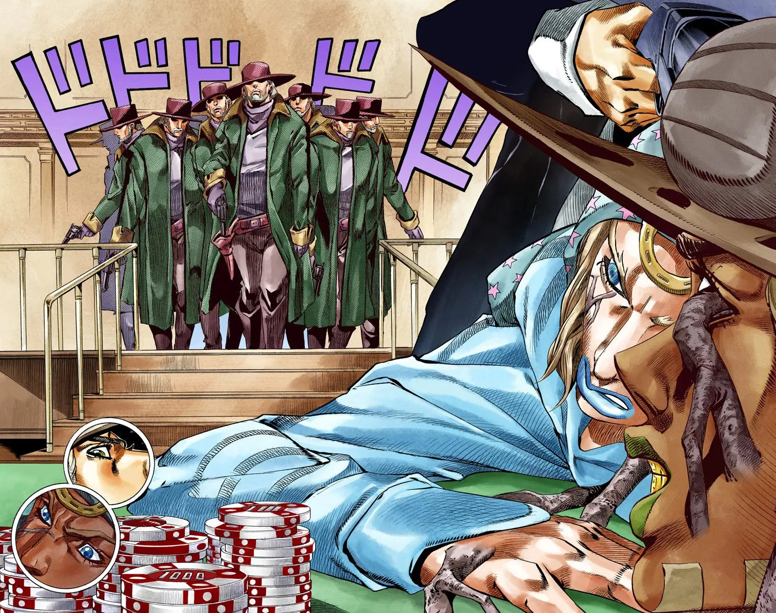 JoJo's Bizarre Adventure Steel Ball Run Colored Manga β Chapter 46 β Page 43