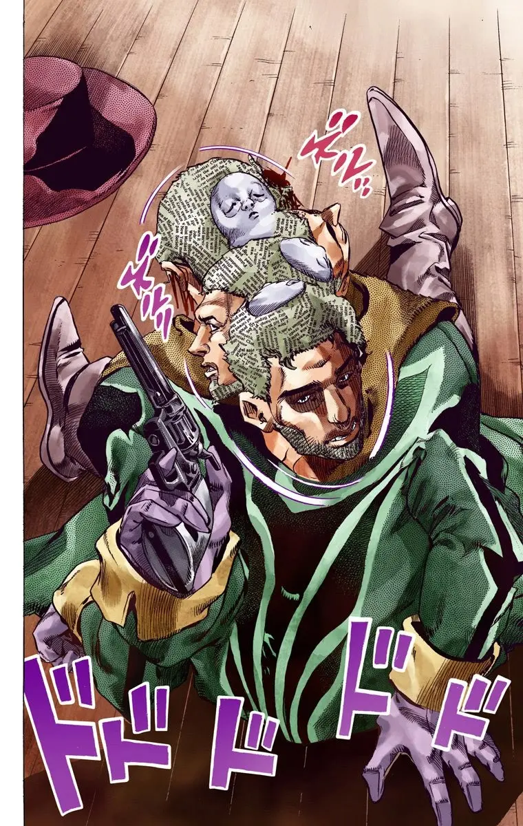 JoJo's Bizarre Adventure Steel Ball Run Colored Manga β Chapter 46 β Page 54