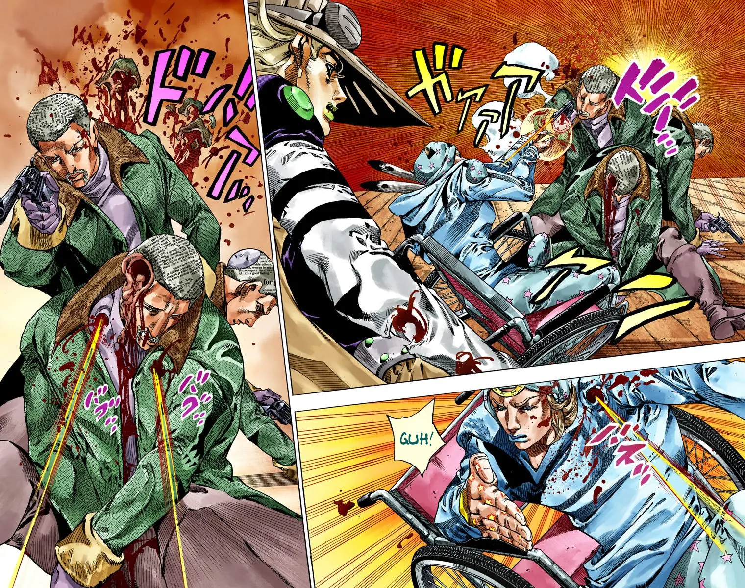 JoJo's Bizarre Adventure Steel Ball Run Colored Manga — Chapter 47 — Page 4