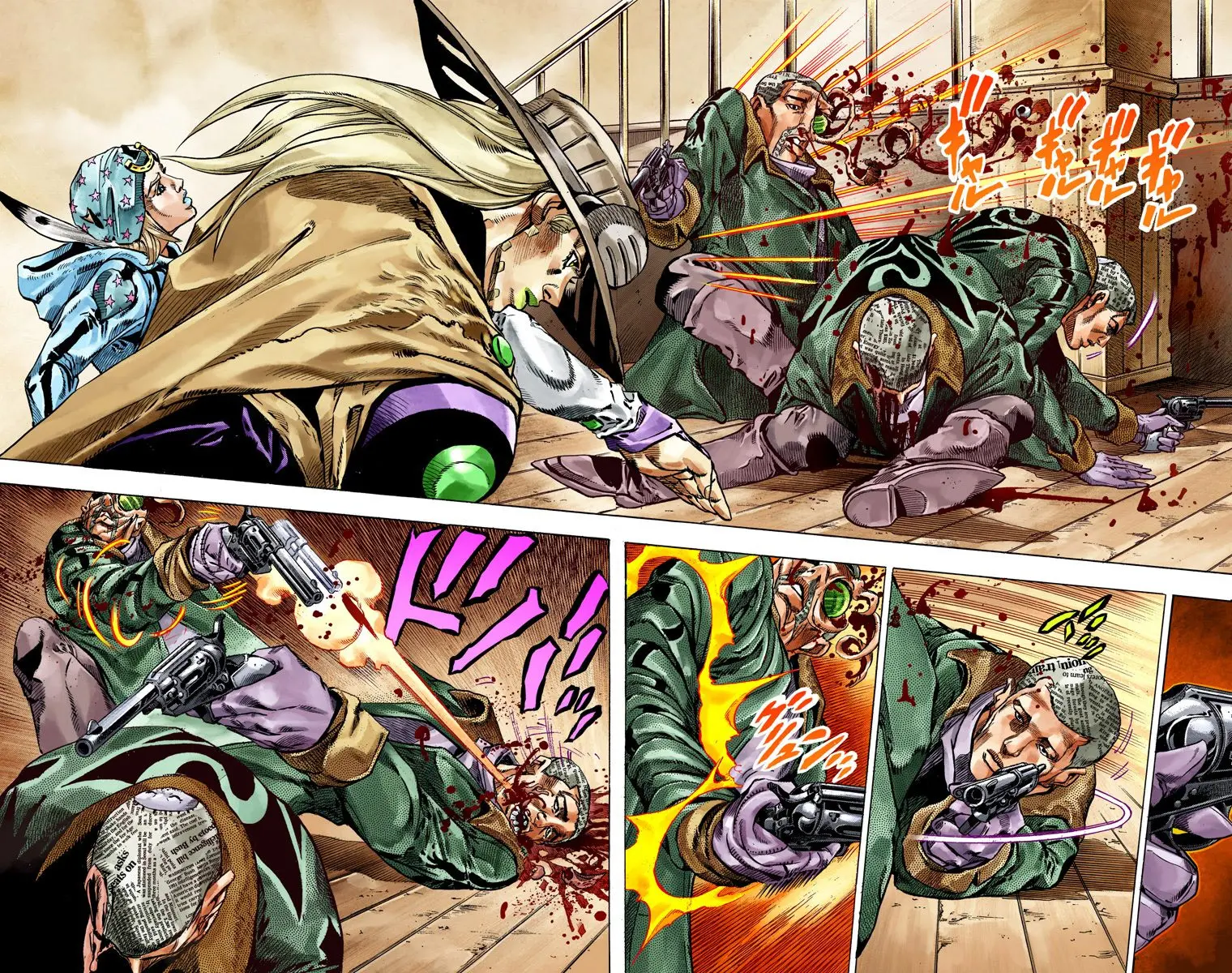 JoJo's Bizarre Adventure Steel Ball Run Colored Manga — Chapter 47 — Page 6