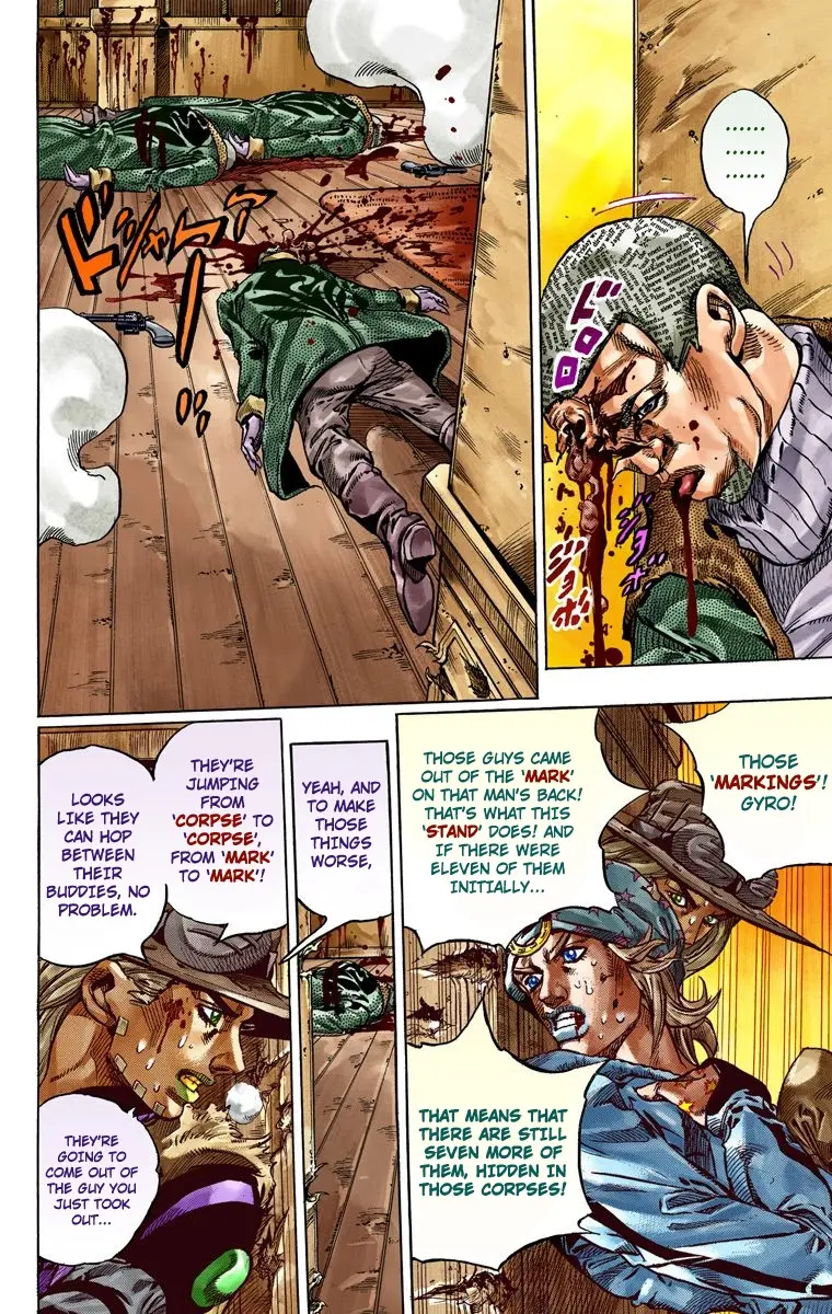 JoJo's Bizarre Adventure Steel Ball Run Colored Manga — Chapter 47 — Page 14