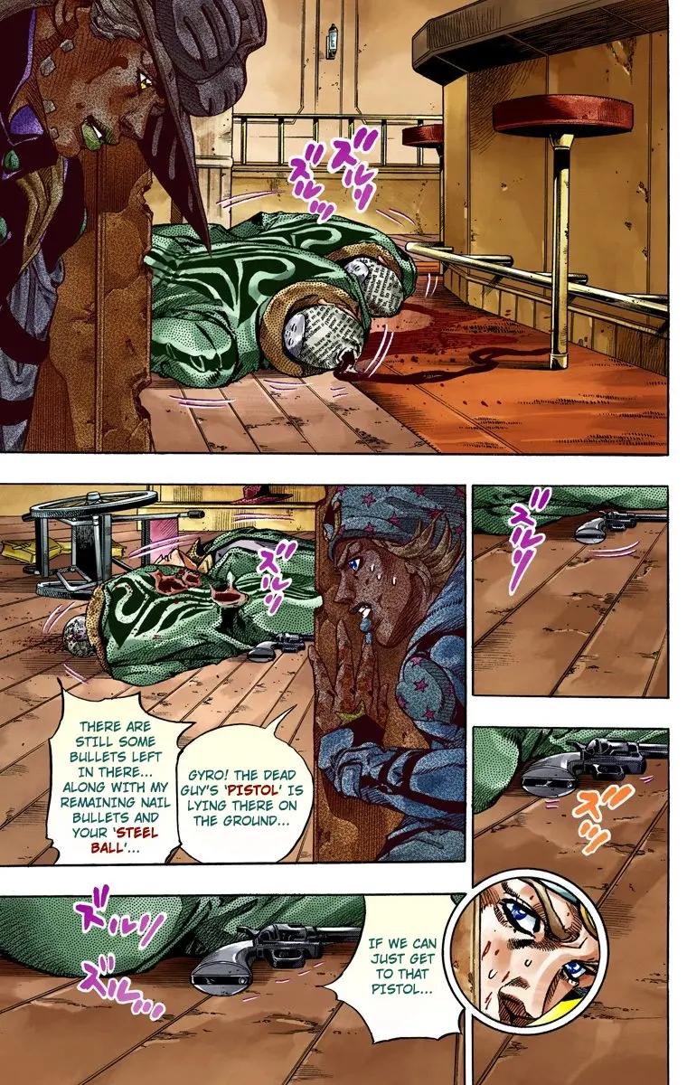 JoJo's Bizarre Adventure Steel Ball Run Colored Manga — Chapter 47 — Page 21