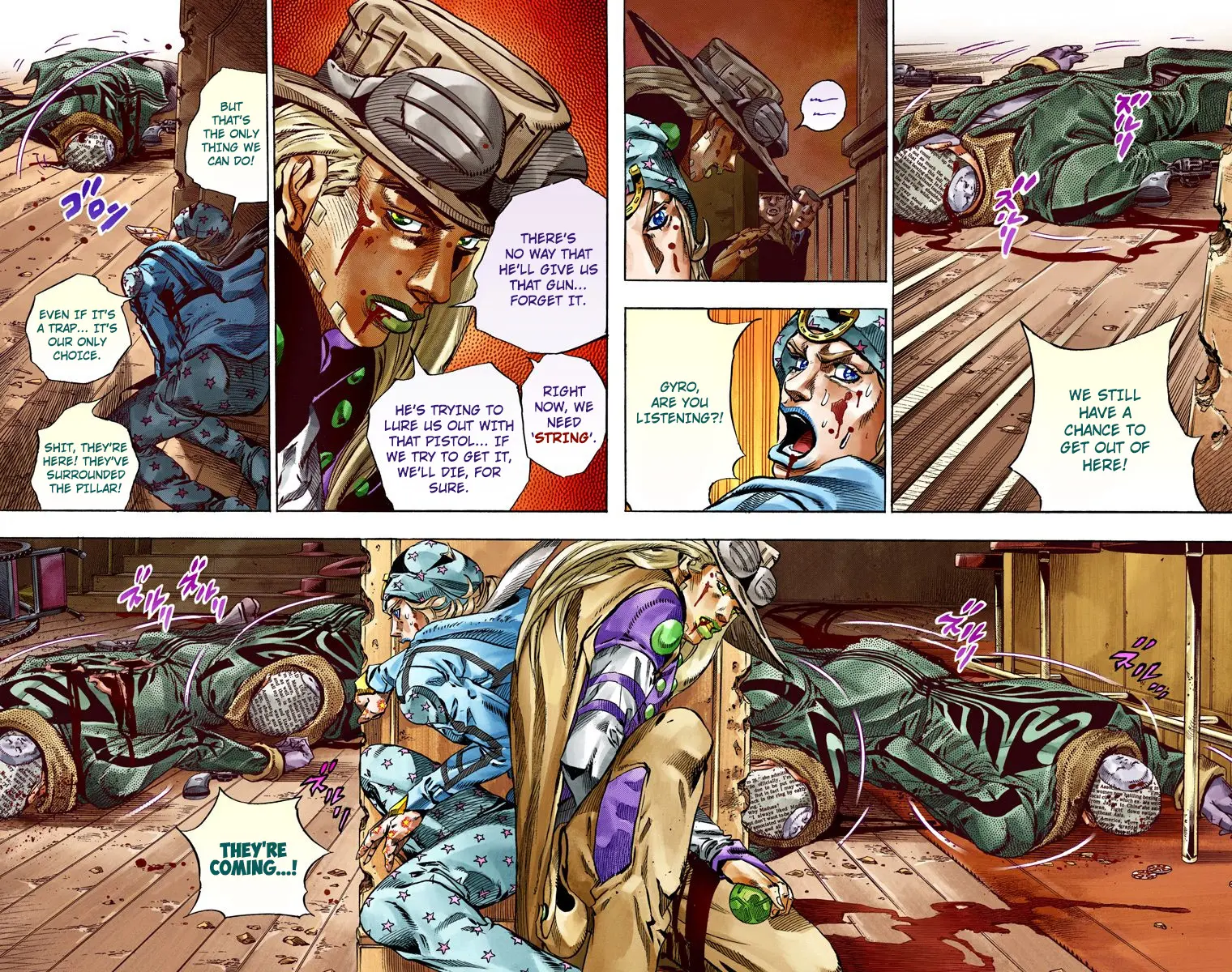 JoJo's Bizarre Adventure Steel Ball Run Colored Manga — Chapter 47 — Page 22