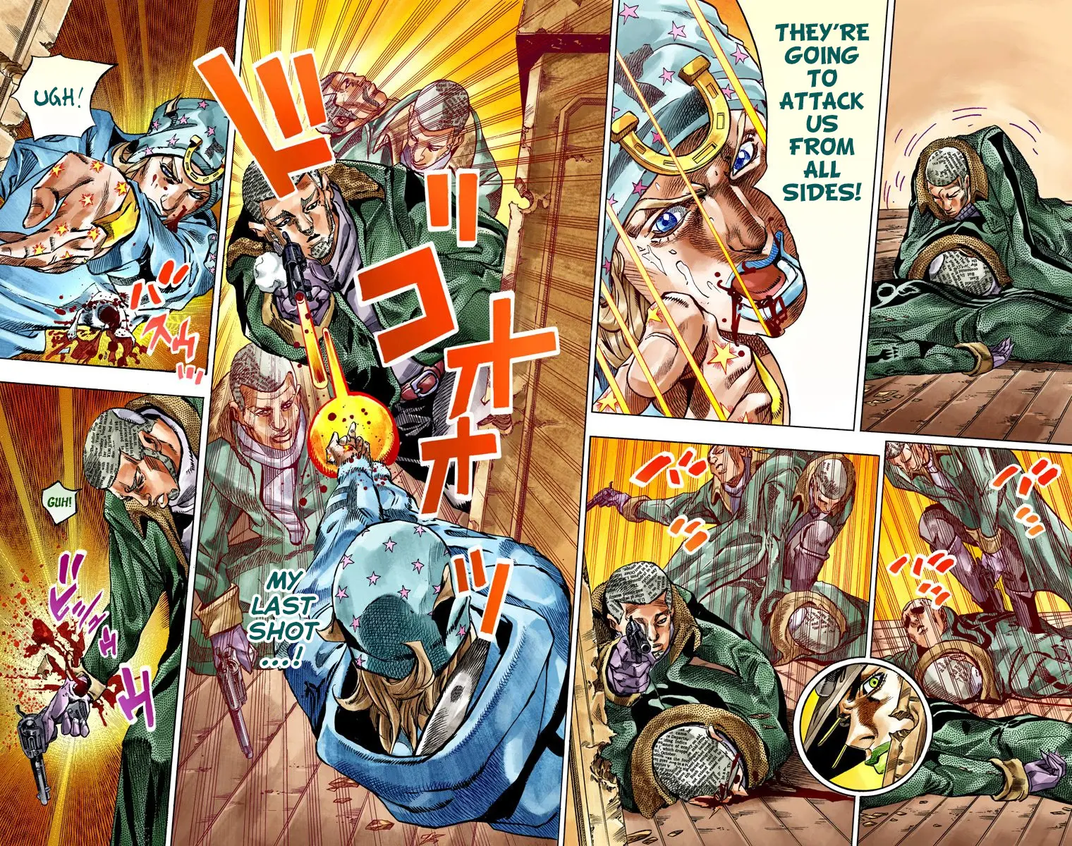 JoJo's Bizarre Adventure Steel Ball Run Colored Manga — Chapter 47 — Page 23