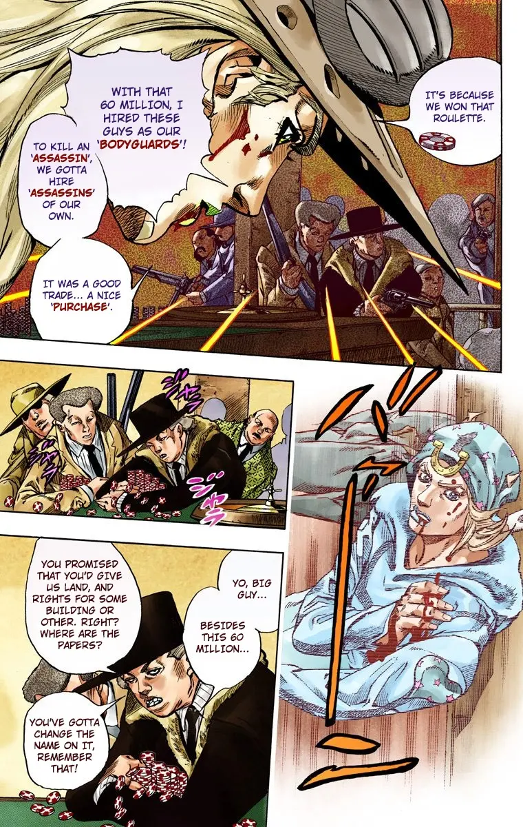 JoJo's Bizarre Adventure Steel Ball Run Colored Manga — Chapter 47 — Page 33