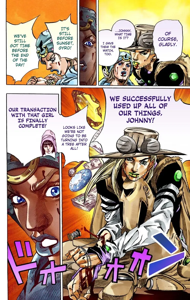 JoJo's Bizarre Adventure Steel Ball Run Colored Manga — Chapter 47 — Page 34