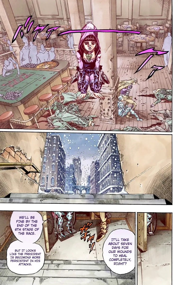 JoJo's Bizarre Adventure Steel Ball Run Colored Manga — Chapter 47 — Page 35